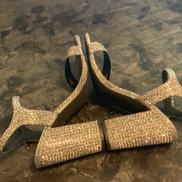 Michael Kors silver rhinestone heels - Picture 11 of 12